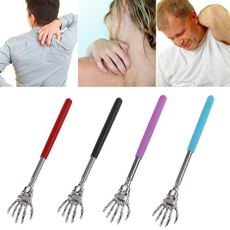 Terug Massager Terug Scratcher Telescopische Rvs Claw Massager Terug Schraper Uitschuifbare Telescopische Jeuk Stok Gezondheidszorg