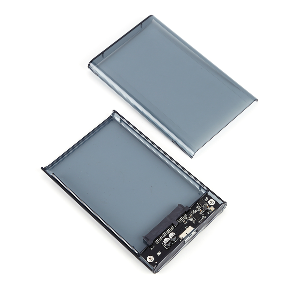 Transparent HDD Case Caddy Box HDD Enclosure 2.5 SSD SATA To USB 3.0 Type-C 3.1 Adapter External Hard Drive Box
