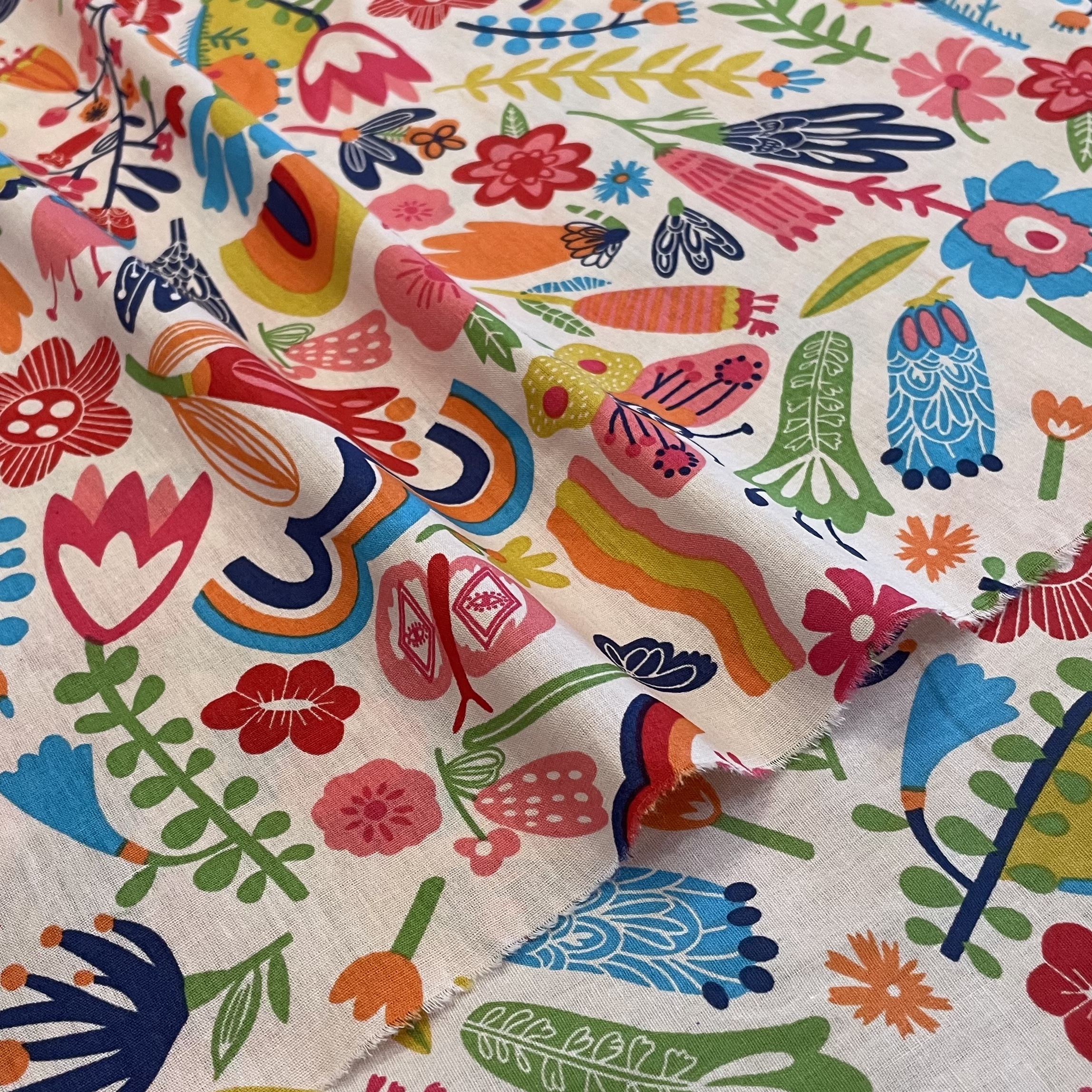 Tela de popelina de algodón 100% para costura, impresión Digital de flores rosas, empalme de para niños, vestidos y faldas, 40S