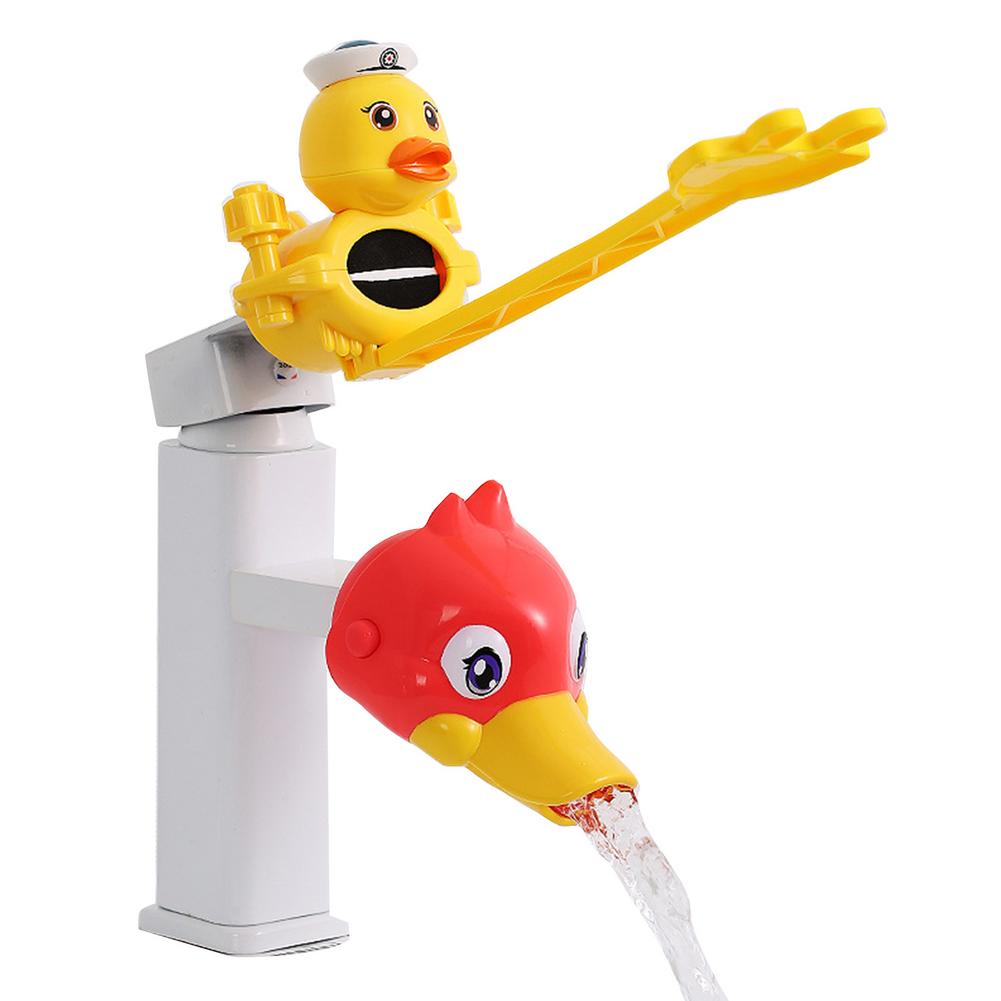 Kids Water Tap Faucet Extender Water Saving Cartoon Silicone Faucet Extension Tool Help Children Washing Hand Water Tap Extender: B