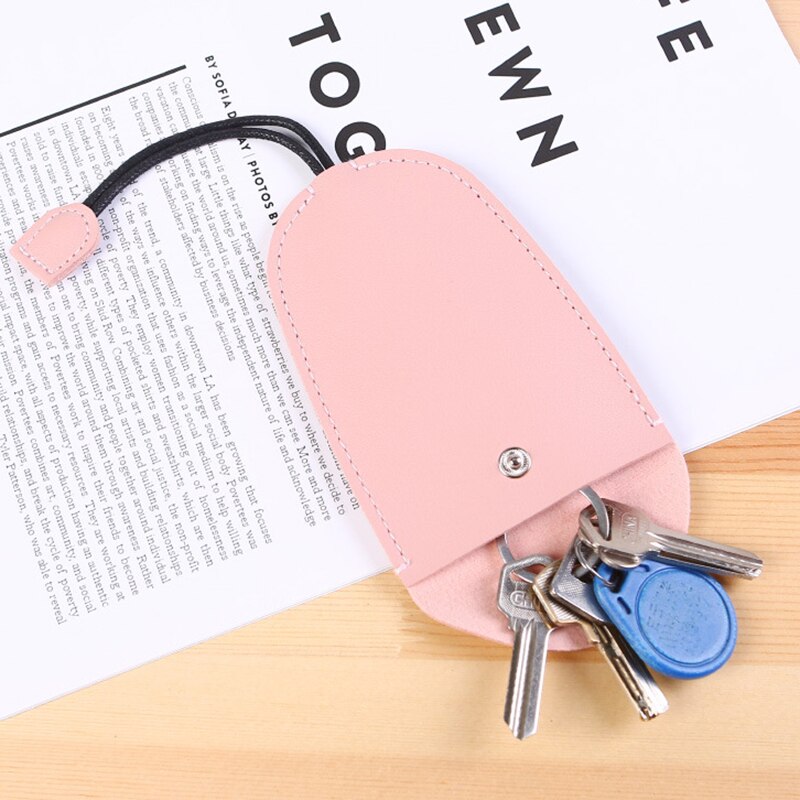 Car Key Case Smart Keychain Wallets For Women Mini Key Bag Organzier Key Wallet Car Key Pouch Pull Key Cover Key Holder