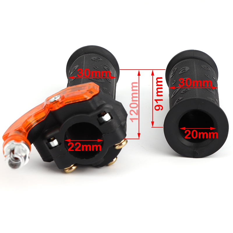 Acceleratore acceleratore Twist 3 stage Grip + cavo 80cm con impugnatura frizione freno per 47cc 49cc Mini Dirt Bike Quad Pocket