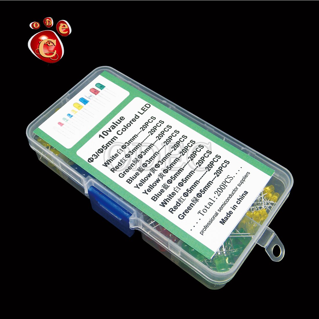 LED 5 colori 3mm 5mm ogni 20 pezzi 200 pezzi