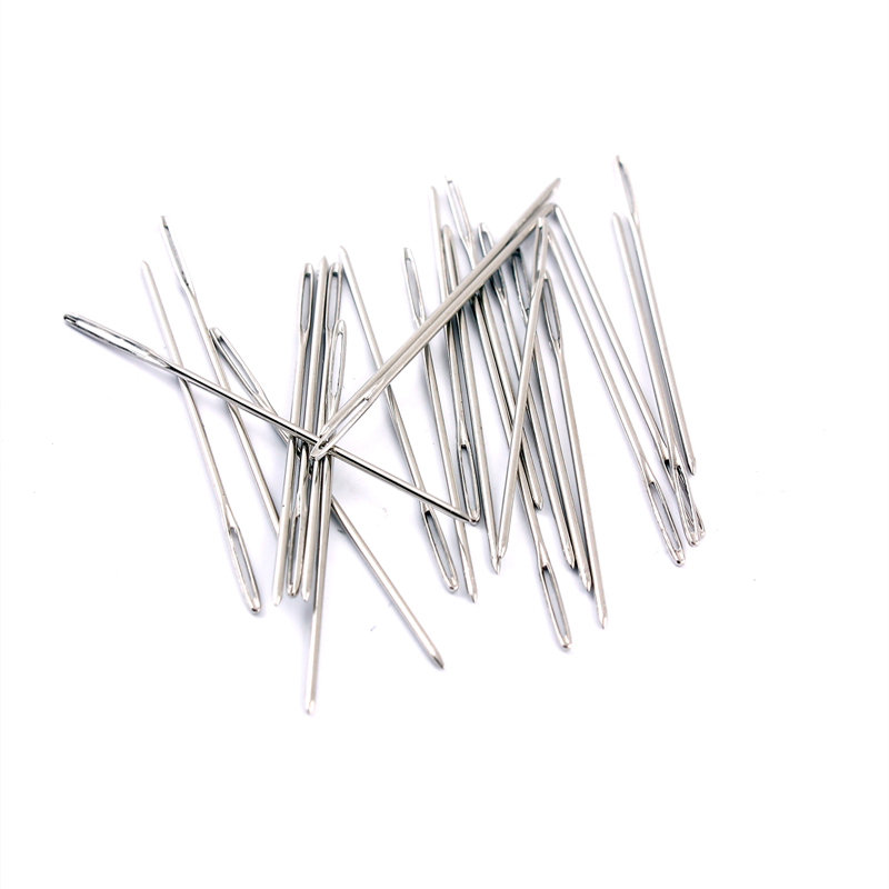 Sølv korssting nåle top 24# 11ct korssting nåle, broderinåle  #24, 100 stk/pose