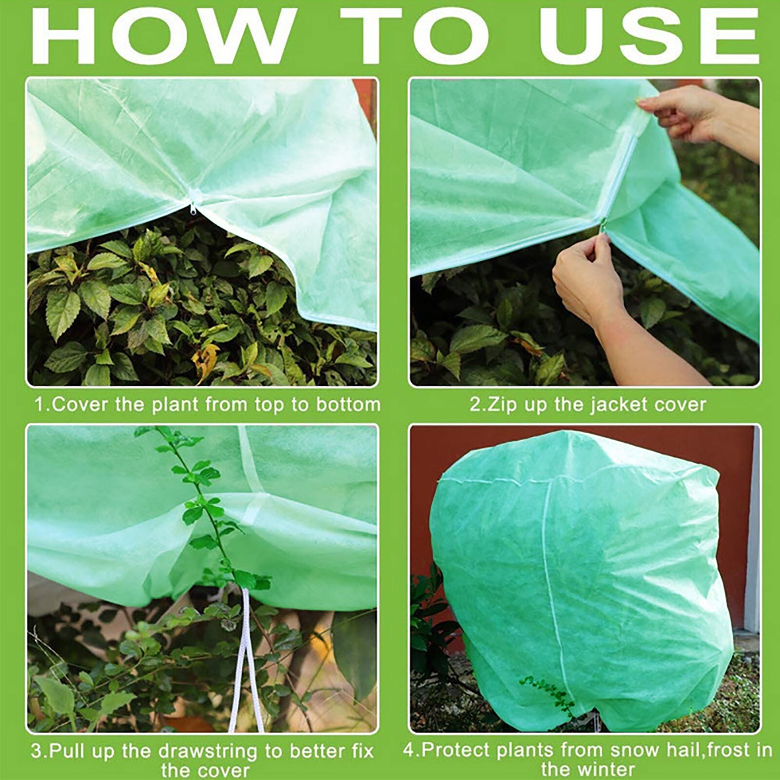 Warm Plant Cover Antifreeze Shields Protect Your Plants From Frostbite Winter Garden Proteccion Plant Cover