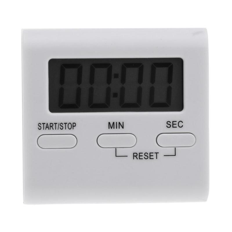 Diy 1Pcs Handy Lcd Digitale Tafel Magneet Wekker Keuken Oven Koken Timer Groot Scherm Elektronische Home Keuken Timer