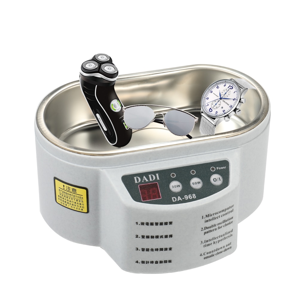 500Ml Ultrasone Sieraden Cleaner Ultrasone Bad Voor Sieraden Horloges Bril Make Borstel Ultrasone Reinigingsmachine