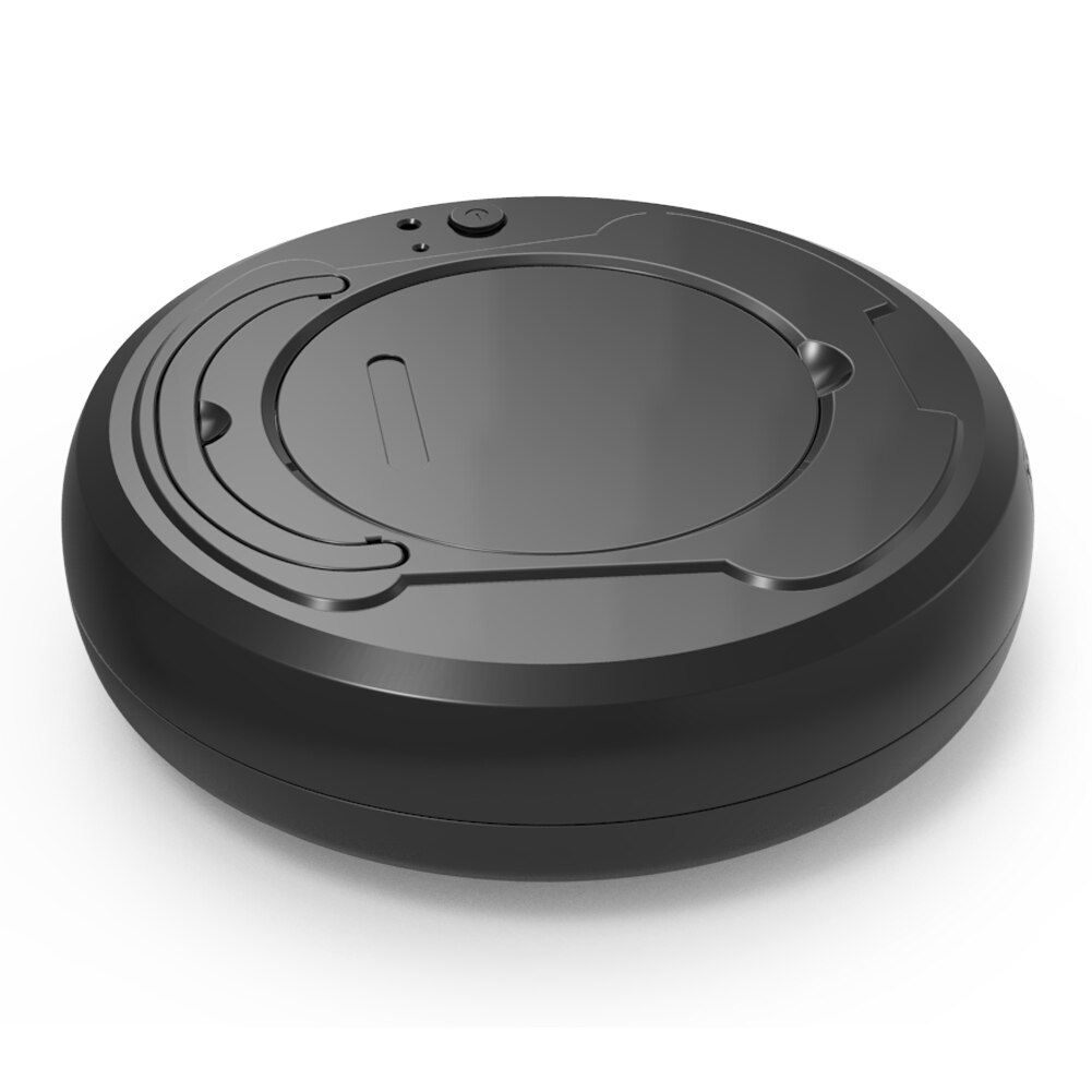 3 in 1 marmor vådmopping usb smart planlagt støvsuger sæt intelligent robot støjsvag trægulv husholdningsopladning: Sort
