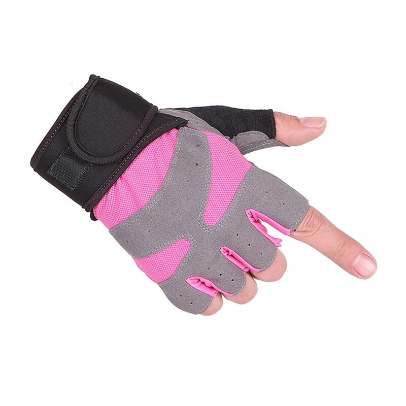 Gym Handschoenen Fitness Gewichtheffen Handschoenen Body Building Training Sport Oefening Sport Workout Handschoen voor Mannen Vrouwen: P / L