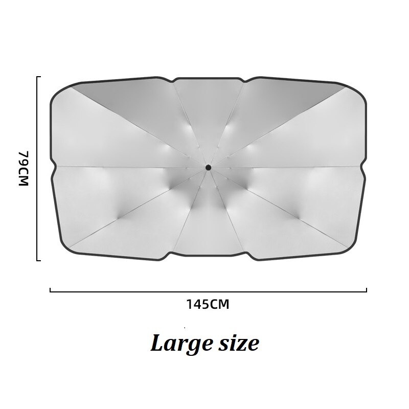 Car Sunshade Umberlla Car Sun Shade For Windshiele Cover Auto Windscreen Cover Interior UV Protector Accessories: Large size