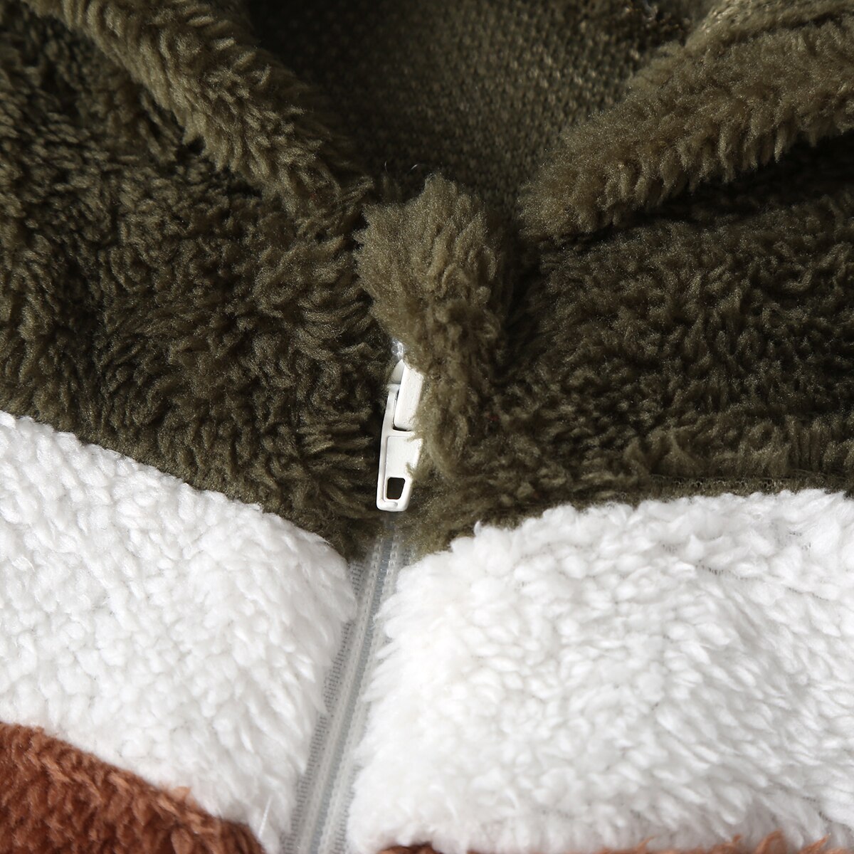 nuevos niños bebé niño niña abrigo de lana cálido invierno Patchwork con capucha capa chaqueta de piel prendas de vestir exteriores ropa