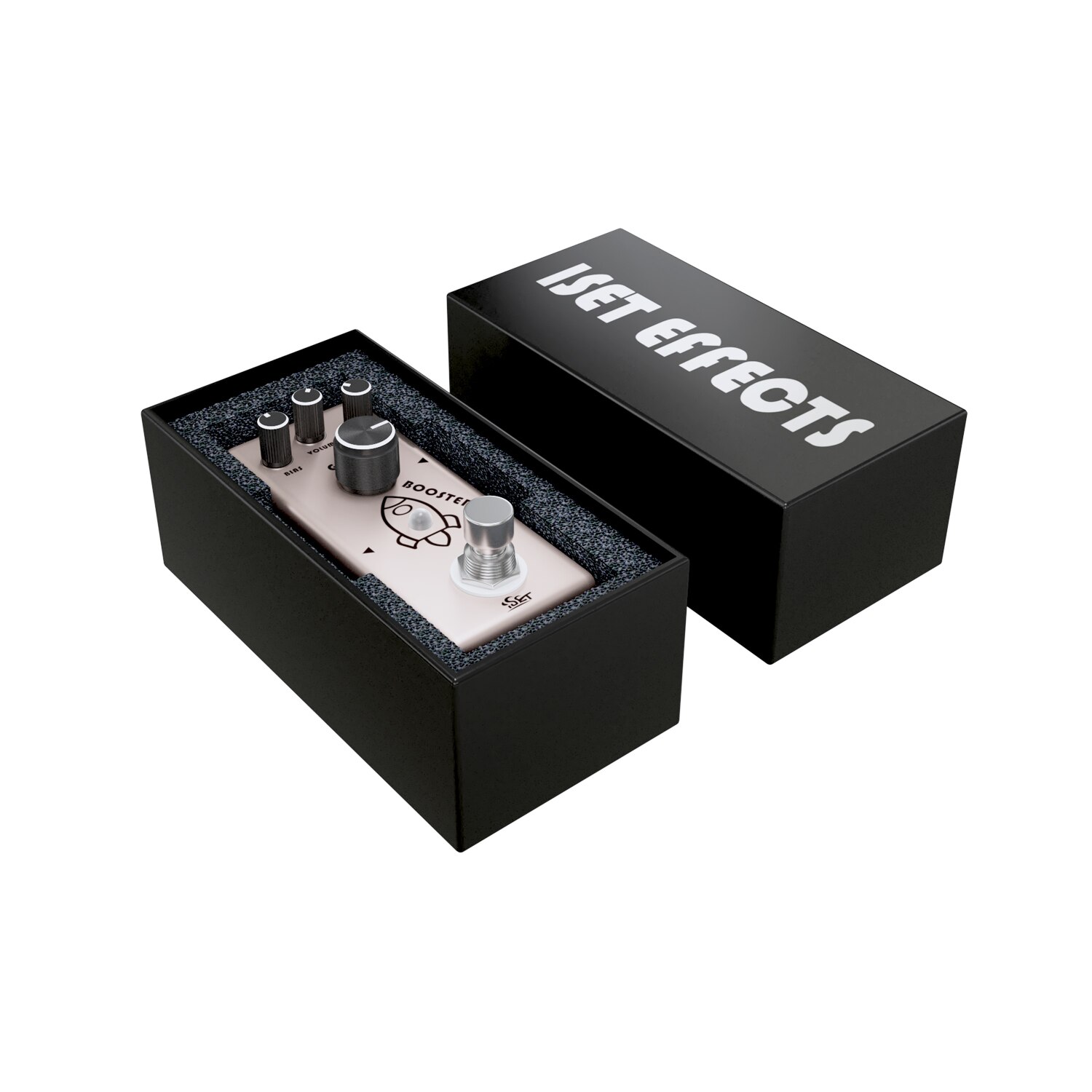 ISET Pure Boost Micro Guitar Effect Pedal Mini Boost Electric Guitar Pedal for True Bypass Guitar Parts & Accessories