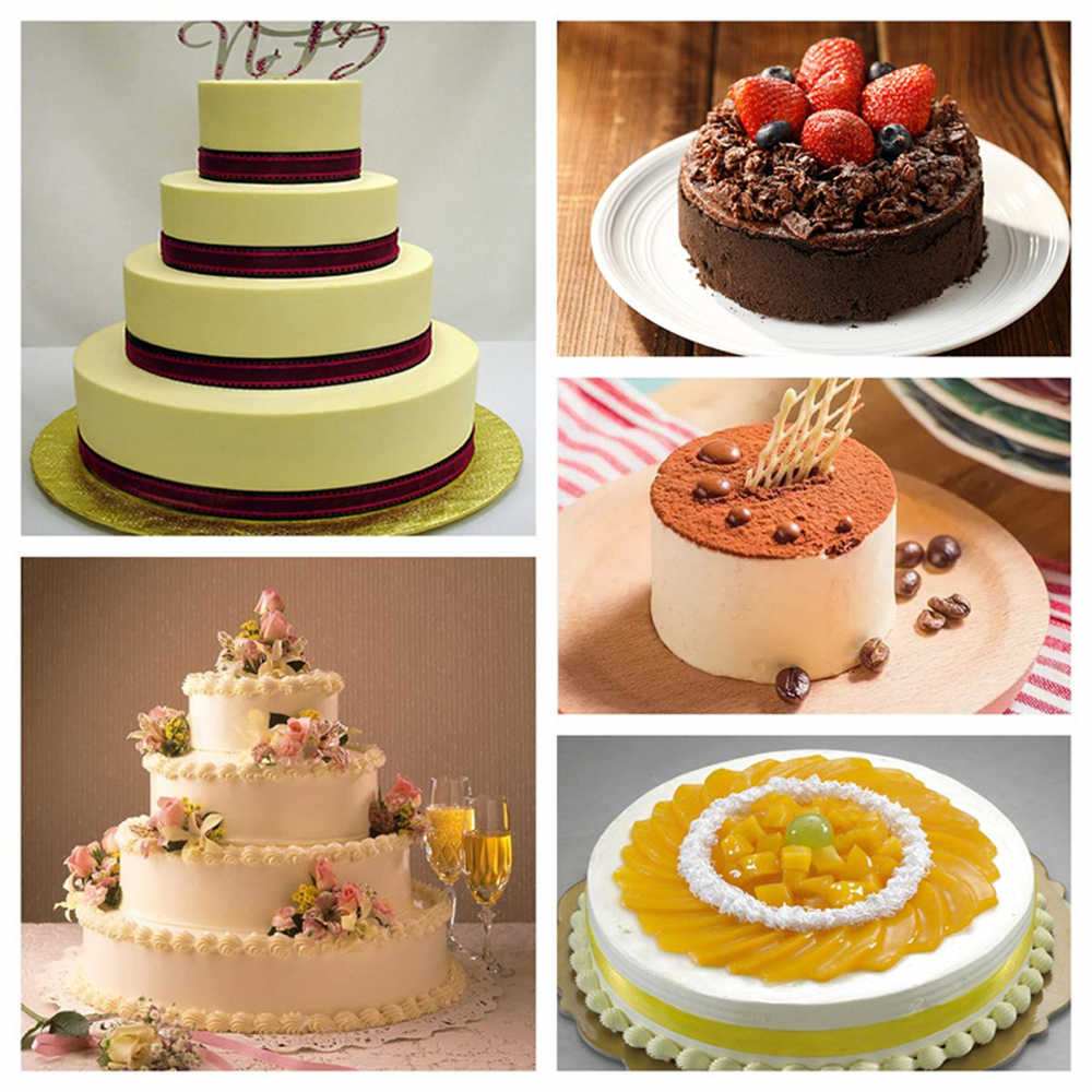 4/6/8/10inch Silicone Cake Mold Tray Pans Round Kitchen Silicone Nonstick Baking Pans Reusable Cake Pans Baking Tools