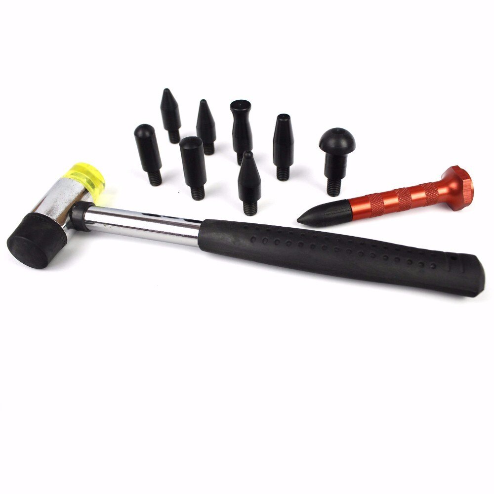 PDR gereedschap Auto reparatie kit verveloos Dent Repair uitdeuken Slide Hammer lijm stok Reverse Hamer Lijm Tabs voor Hagel schade