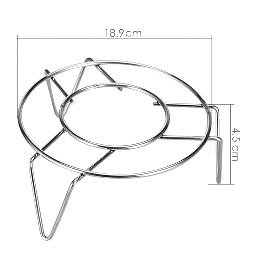 Stainless Steel Steamer Kitchen Cookware Steamer Rack Insert Stock Cooking Steaming Stand Kitchen Heating Supplies: D