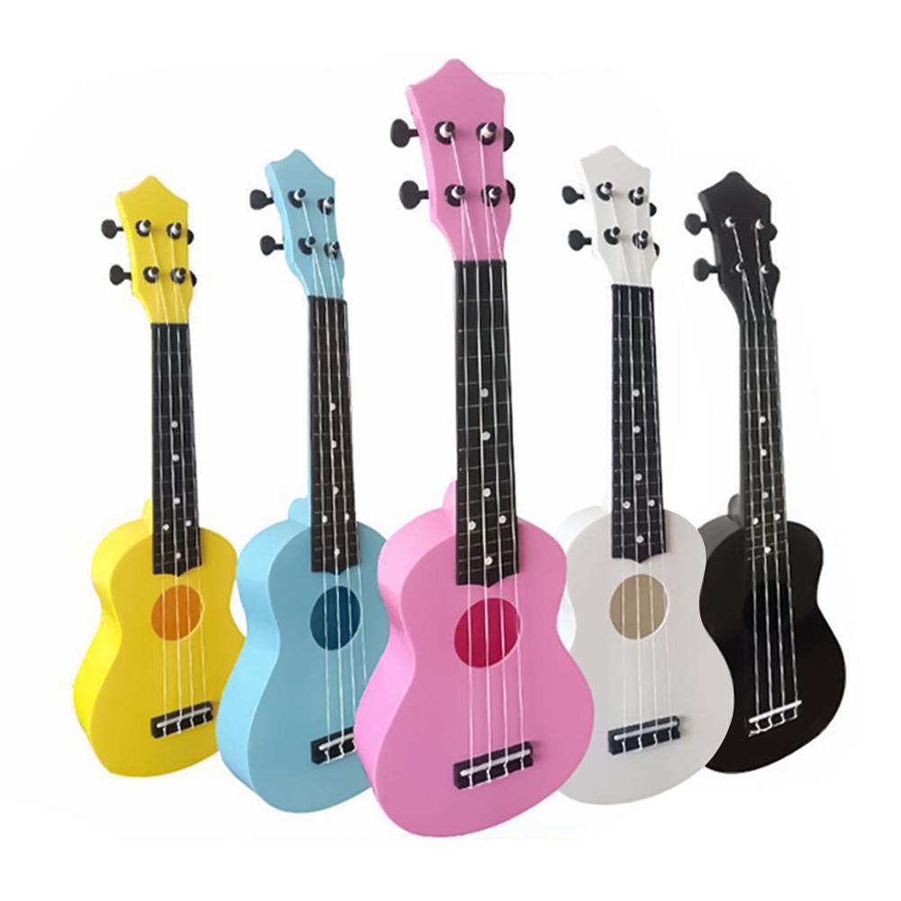 21 tommer 4 strenge akustisk ukulele lille guitar børn begyndere musikinstrument guitar tilbehør børn legetøj