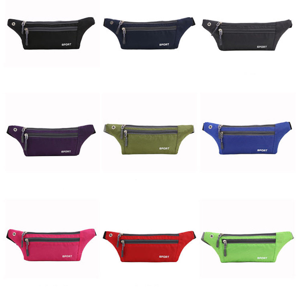 Unisex Sport Running Heuptas Fanny Pack Meb Vrouwen Reizen Taille Zakken Telefoon Zip Riem Pouch Wallet