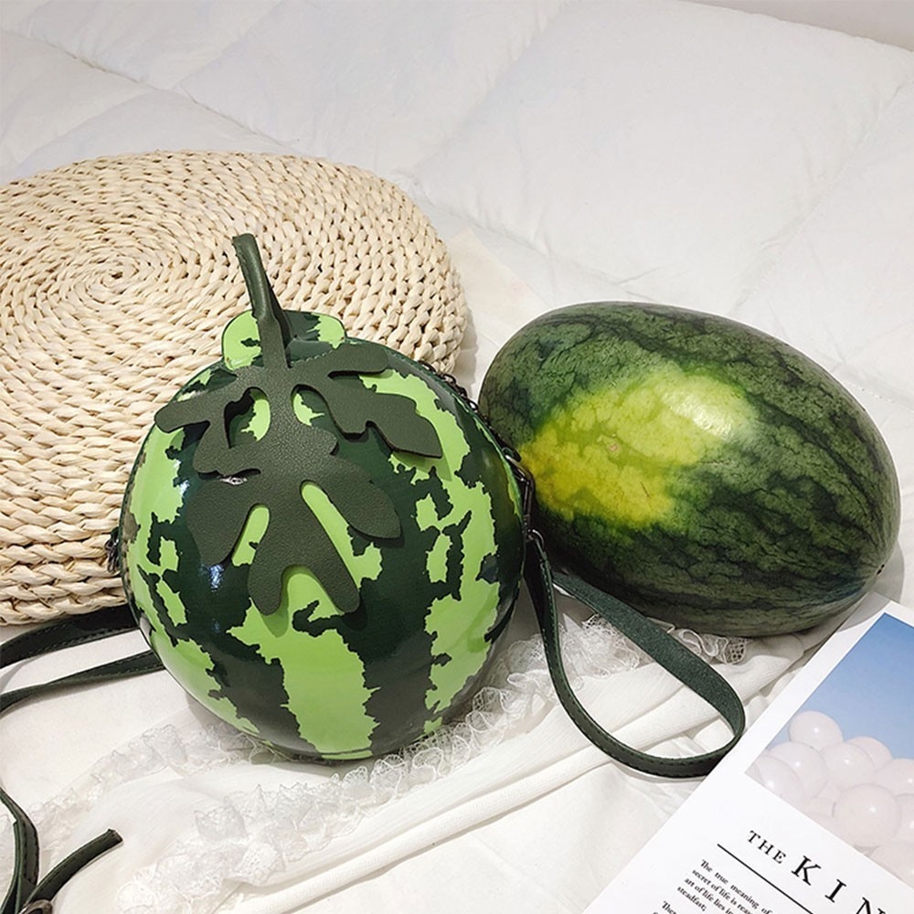 Herold Kleine Frauen Umhängetasche Wassermelone bilden Leder Weibliche Schulter Tasche Mini Damen Umhängetaschen Sack