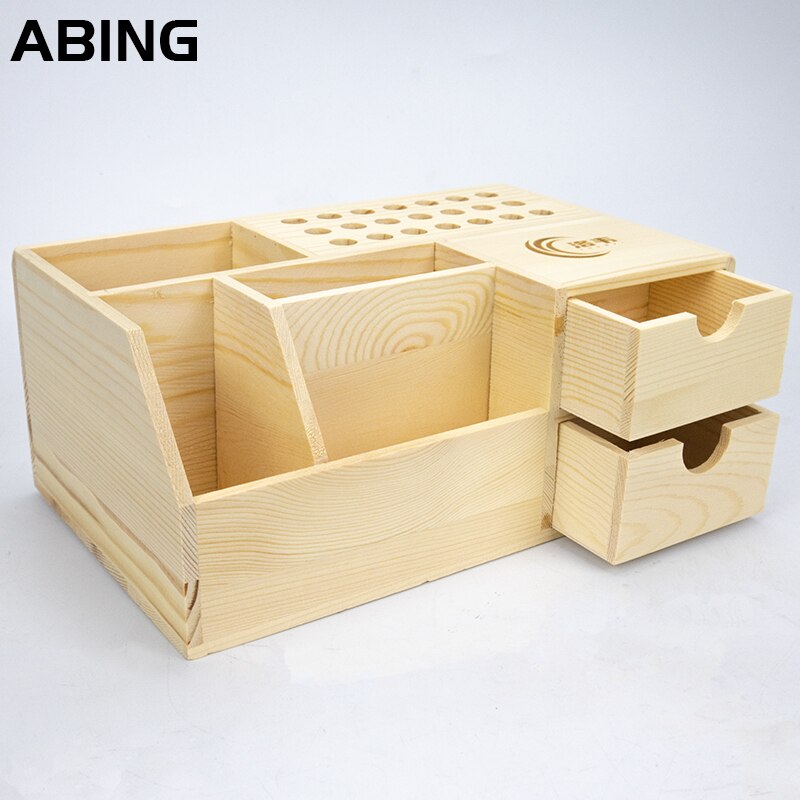 sterben Neueste Multifunktionale Holz Lagerung Kasten Schraubendreher Pinzette Halfter praktisch Reparatur Schreibtisch Lager Werkzeug Teile Kasten