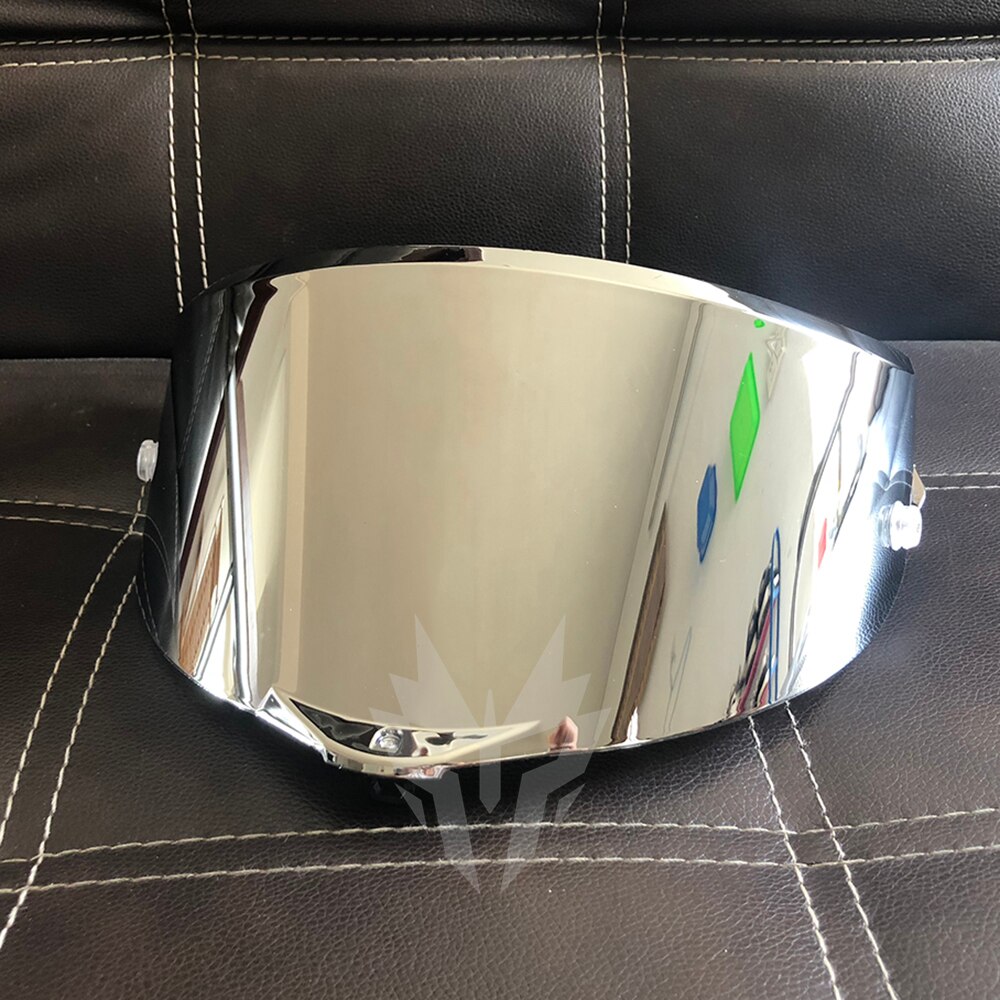 Anti-explosion UV Schutz Motorrad Helm sonnenblende Schutzbrillen objektiv Fit für AGV Pista GP RR corsa R GPR 70th anniversary: Silver