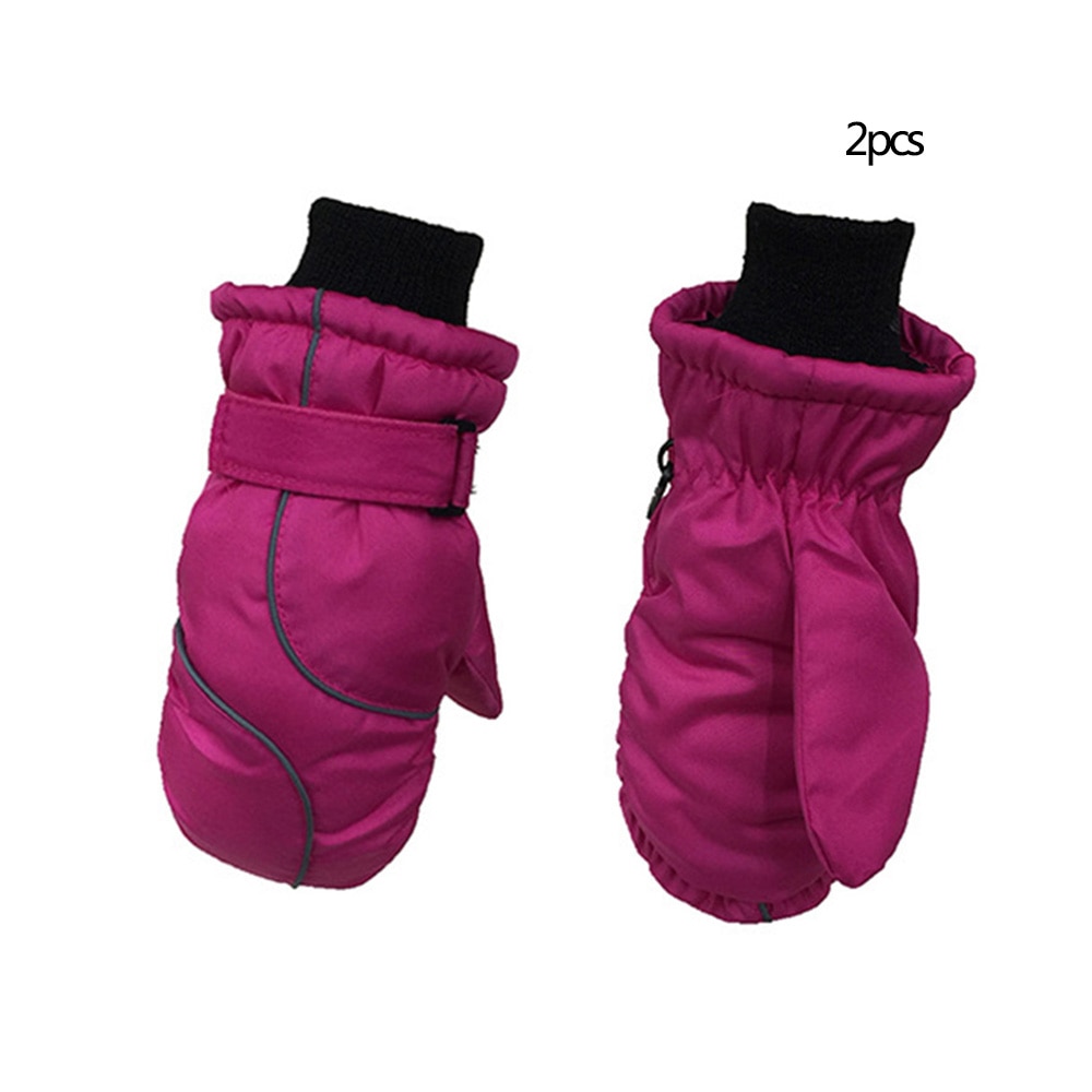 Gants de ski pour enfants | Gants de sport pour enfants, épais et chauds, imperméables, coupe-vent, accessoires d'extérieur 5-9T, hiver