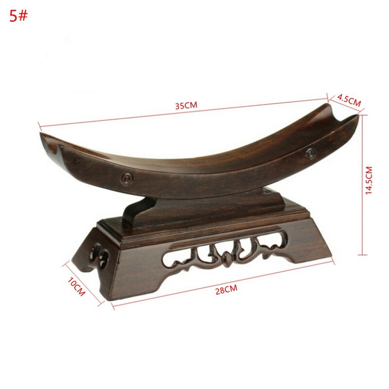 Sword Stand Solid Wood Sword Display Samurai Sword Holder Stand Home Decor Craft: 1PCS  No.5