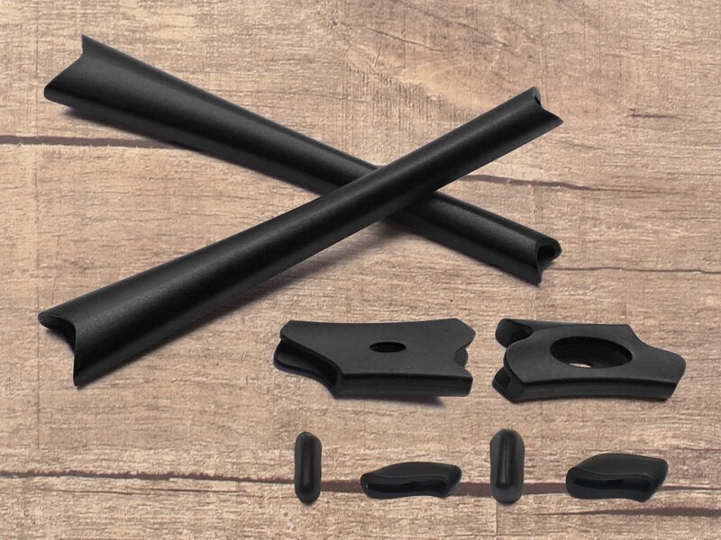 Vonxyz 20 + Farbe Entscheidungen Polarisierte Ersatz Linsen für-Oakley Flak Jacke Rahmen: Black Rubber Kit