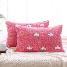 1Pc Leuke Cartoon Print Kinderen Kussensloop Ritssluiting Afneembare Wasbare Kussen Cover Home Slaapzaal Vier Seizoenen Kussensloop