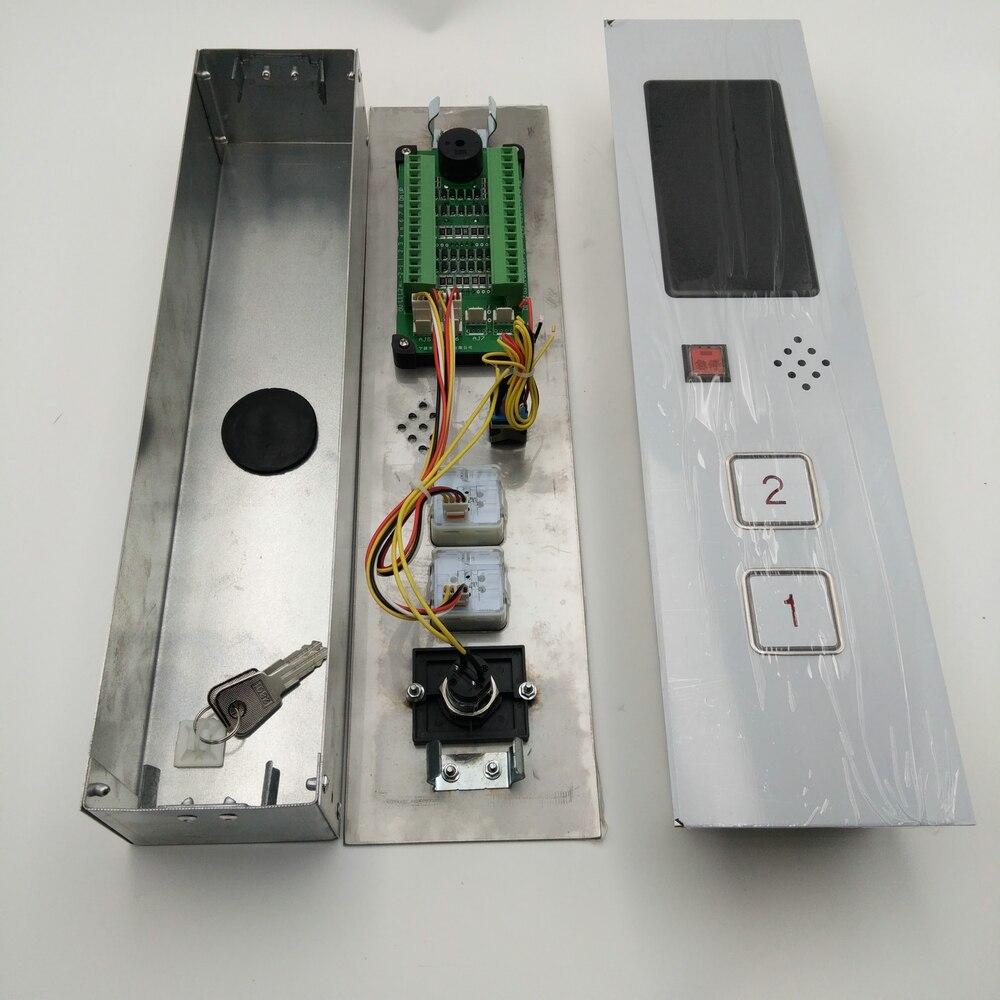 D24V 2-Floors Hall Call Display Button Plate for Elevator Lift