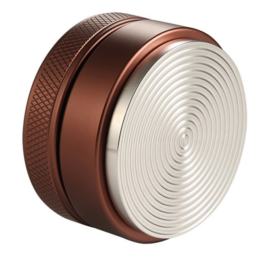 49mm Coffee Tamper Coffee Distributor Adjustable Espresso Powder Hammer Distributor Coffee Tamper Leveler: Ripple