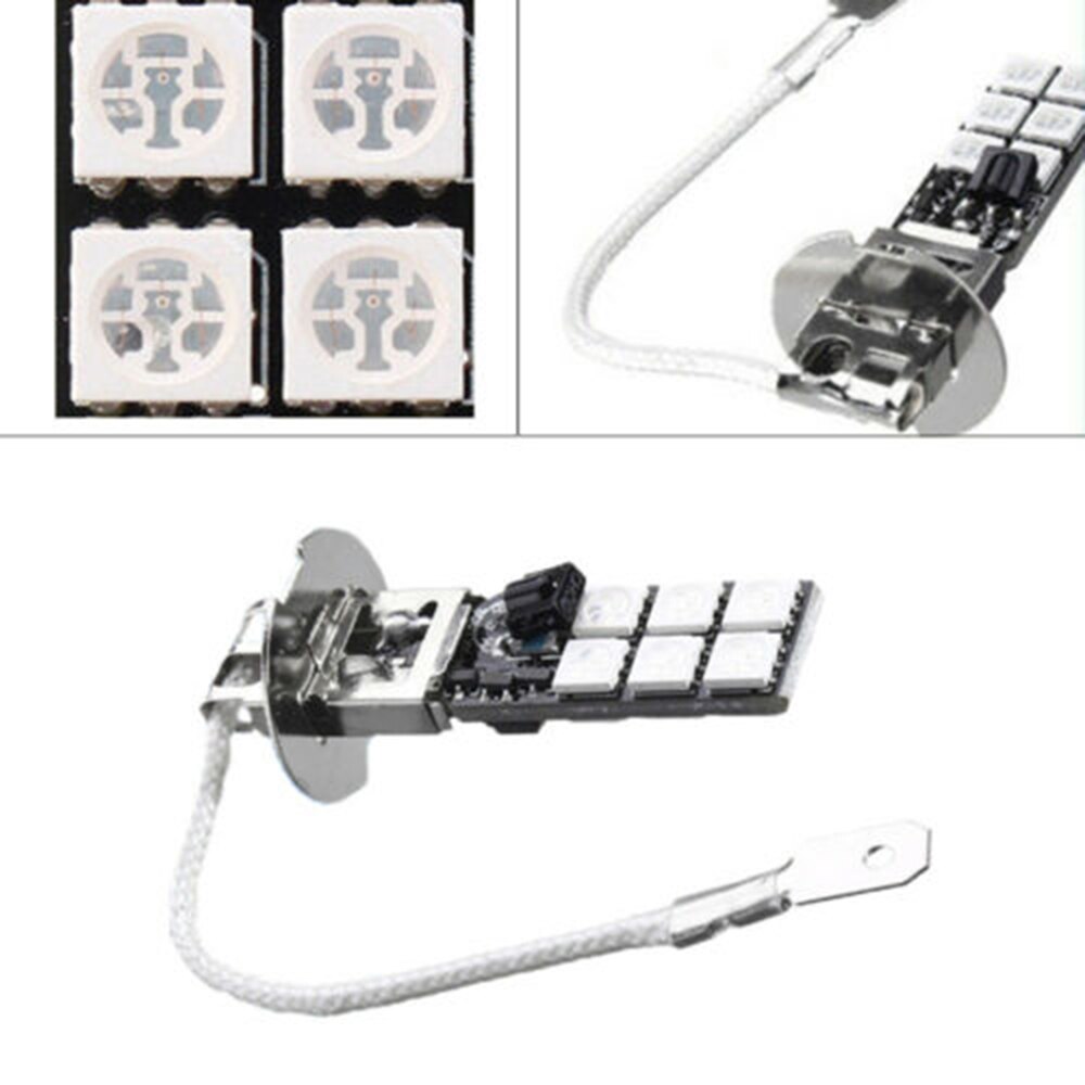 2x H11 H8 H9 5050 LED 27SMD RGB Car Headlight Fog Light Bulb Lamp Remote Con.vi - Foto 7