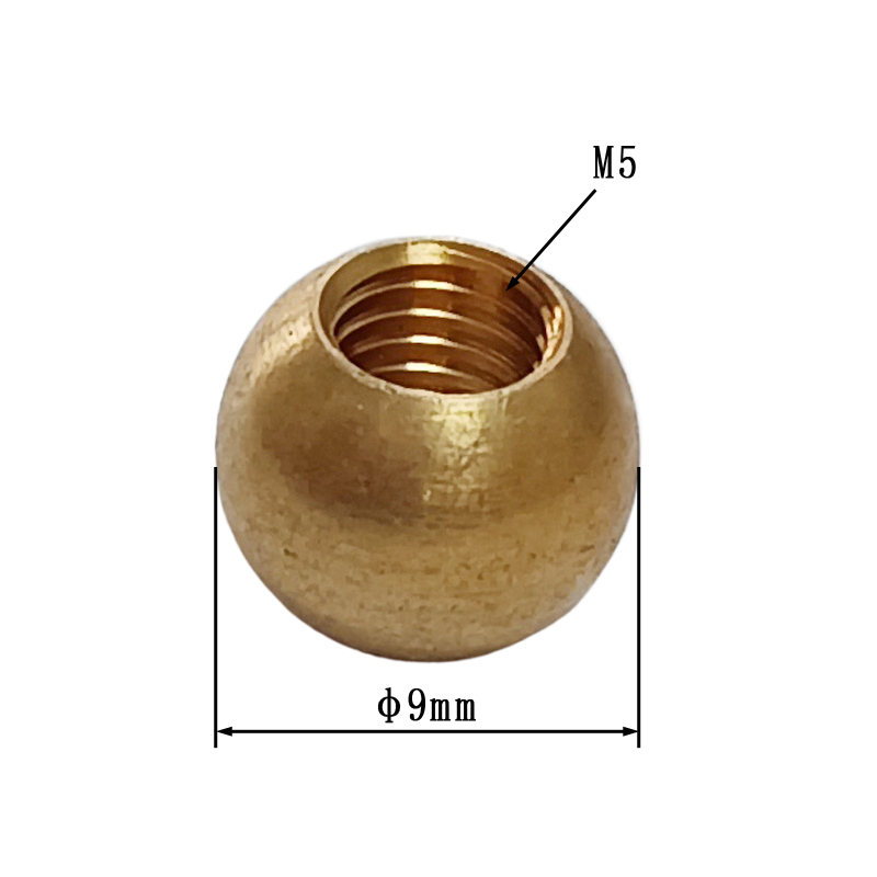 1PCS Brass Thread Hole Ball For CNC Later Machine