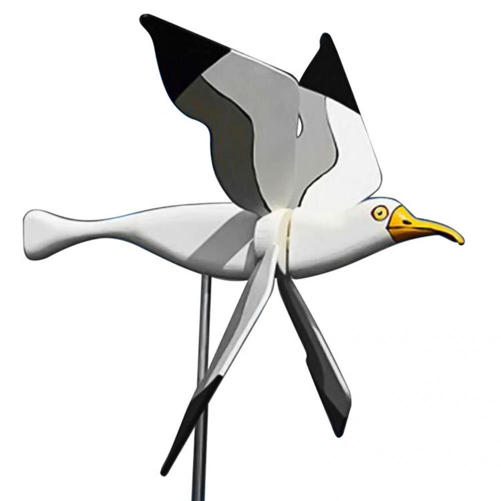 Windmill Chic Wind Grinder Seagull Shape Flying Bird Series Windmill for Lawn Seagull Windmill Gyro Windmill