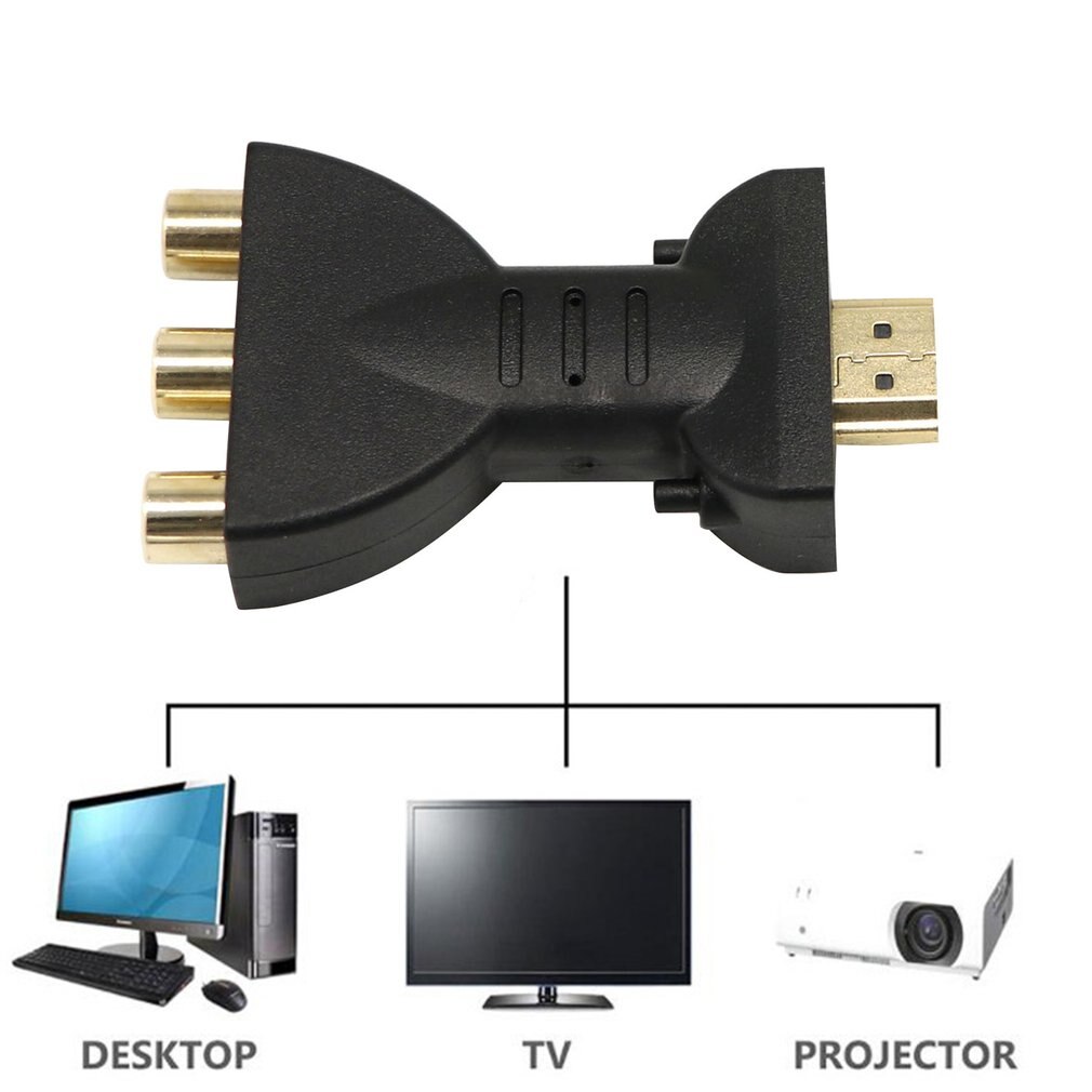 1080P SCART a HDMI Video Audio Convertitore di Segnale Adattatore con Adattatore di Ricarica Cavo per la TV Box HDTV DVD Proiettore convertitore