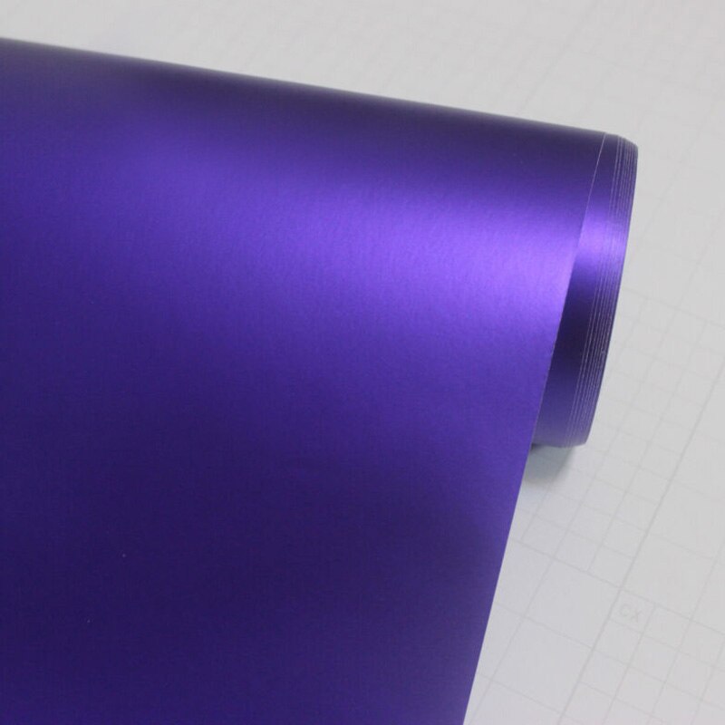 Decal Car Sticker Waterproof Auto Exterior Wrap Matte Purple Replacement
