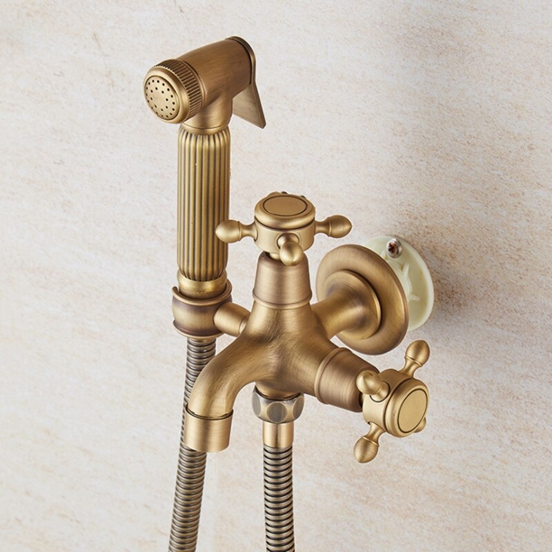 Antique Waterfall Bathtub Faucet Wall Mount Waterfall Cold Water Mixer Tap Bath Shower Faucet Tap Robinet Baignoire