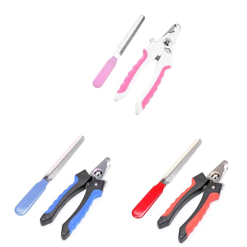 Stainless Steel Grooming Trimmer Scissors Clippers Cutter For Animals Pet Cats Sizes Clipper Dog 2 Nail Lock w Z2R6