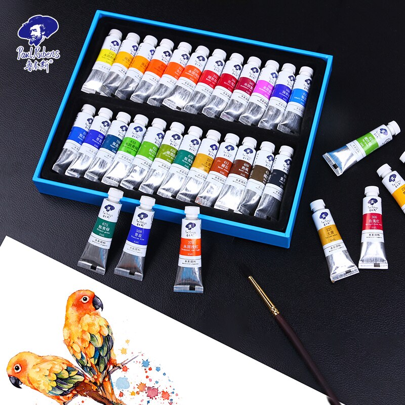 Paul Rubens 5Ml Buizen Aquarel Verf 18/24/36 Kleuren Set Pigment Voor Beginners Tekening Art Supplies Briefpapier Hobbyist studen