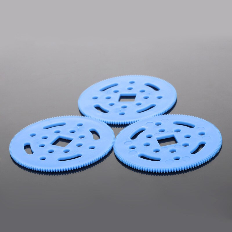 Plastic gear DIY motor gear reduction remote control car single layer gear 130T square hole gear