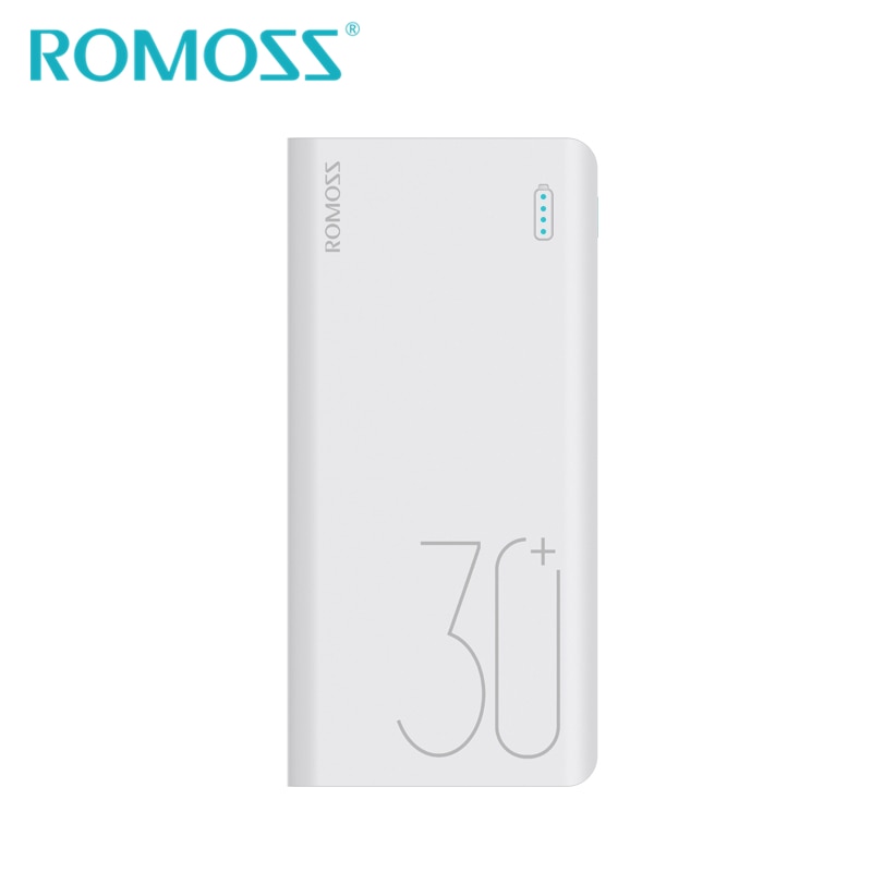 ROMOSS Sense8 + Accumulatori E Caricabatterie Di Riserva 30000mAh Batteria esterna di Alimentazione di Backup Supporta Tipo-C USB A due vie QC3.0 RAPIDO carica