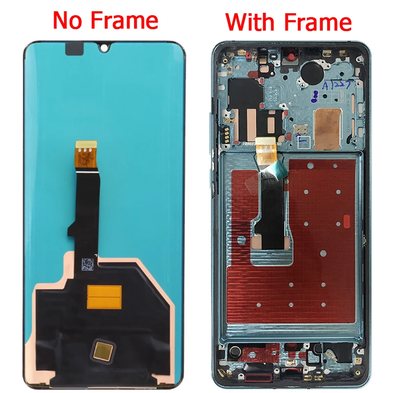 Skärm till Huawei P30 Pro LCD med Ram - 6.47" AMOLED Touch Screen Digitizer Panel
