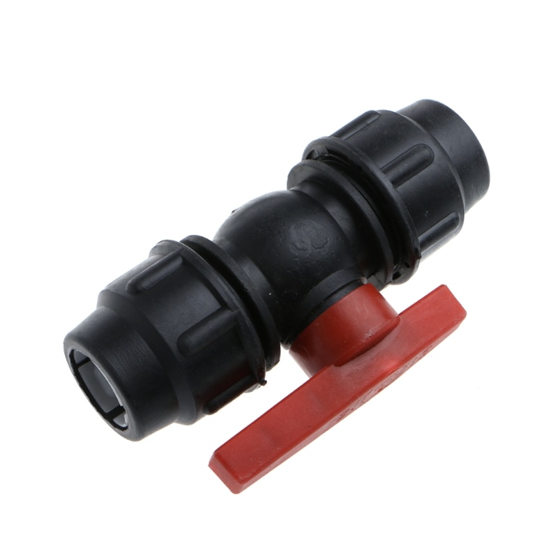 20mm/25mm/32mm Water Pipe Quick Valve Connector PE Tube Ball Valves Accessories