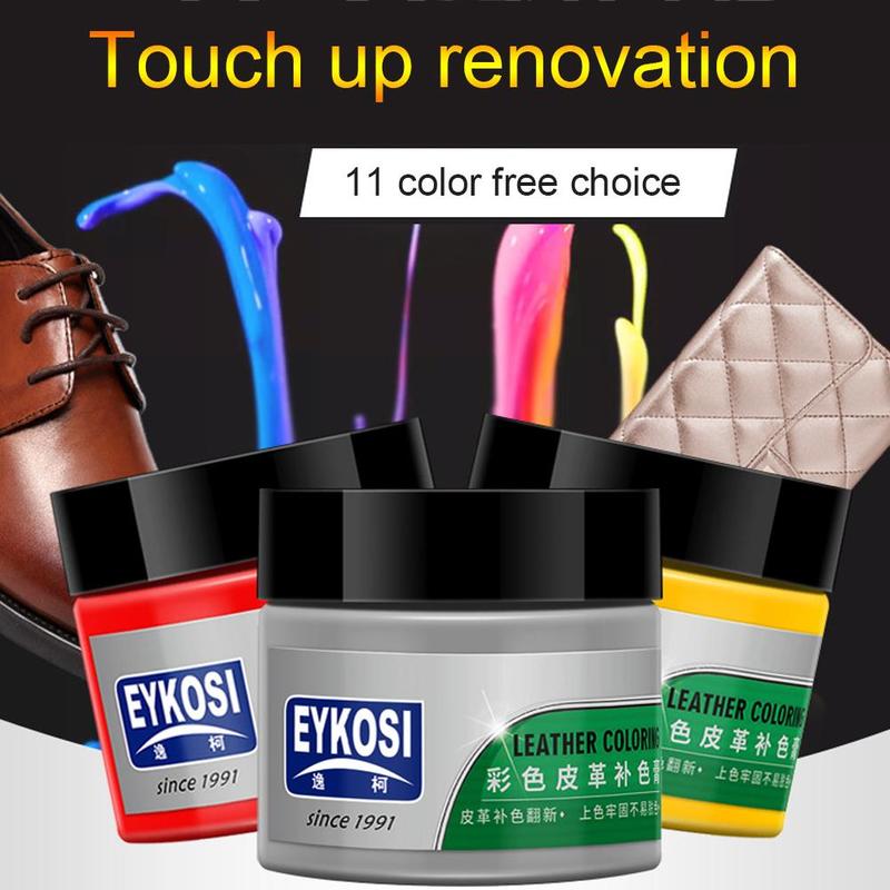 Pâte de réparation du cuir, colorant pour canapé, Agent de cuir, fissures, soins de polissage, rayures, trous, chaussures, vernis à peinture, 50ml, V1K2