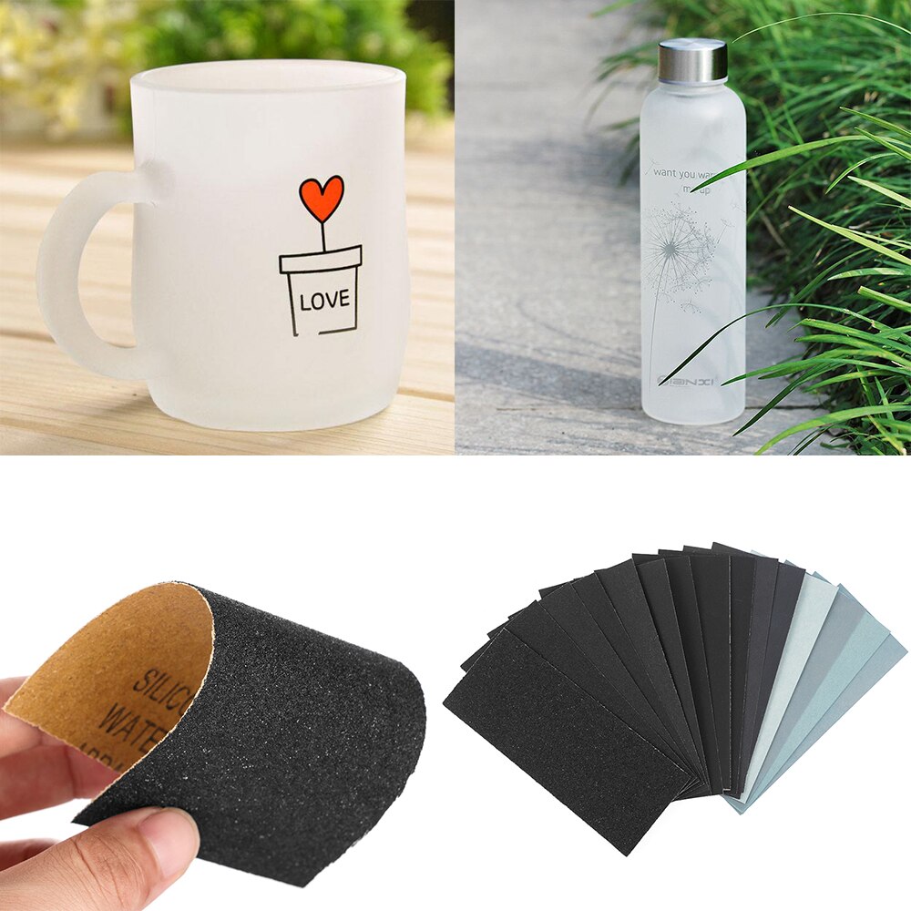 5 st vått torrt sandpapper slipande slippapper arkslipning polerade verktyg för väggar träbearbetning bil polering reparation repa