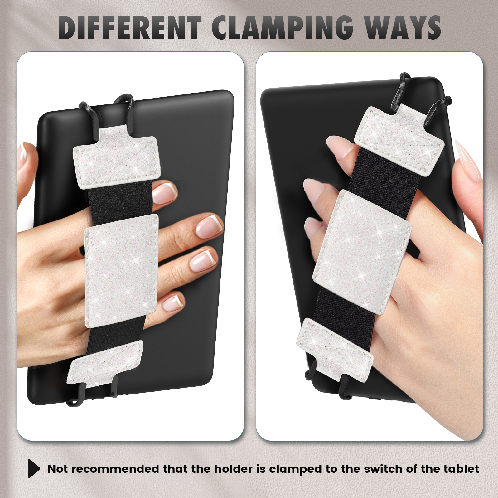 Correa de mano suave para Kindle eReaders Fire Tablet de 6-8 ", soporte de seguridad anticaída Universal antideslizante para Kindle/Kobo/Voyaga