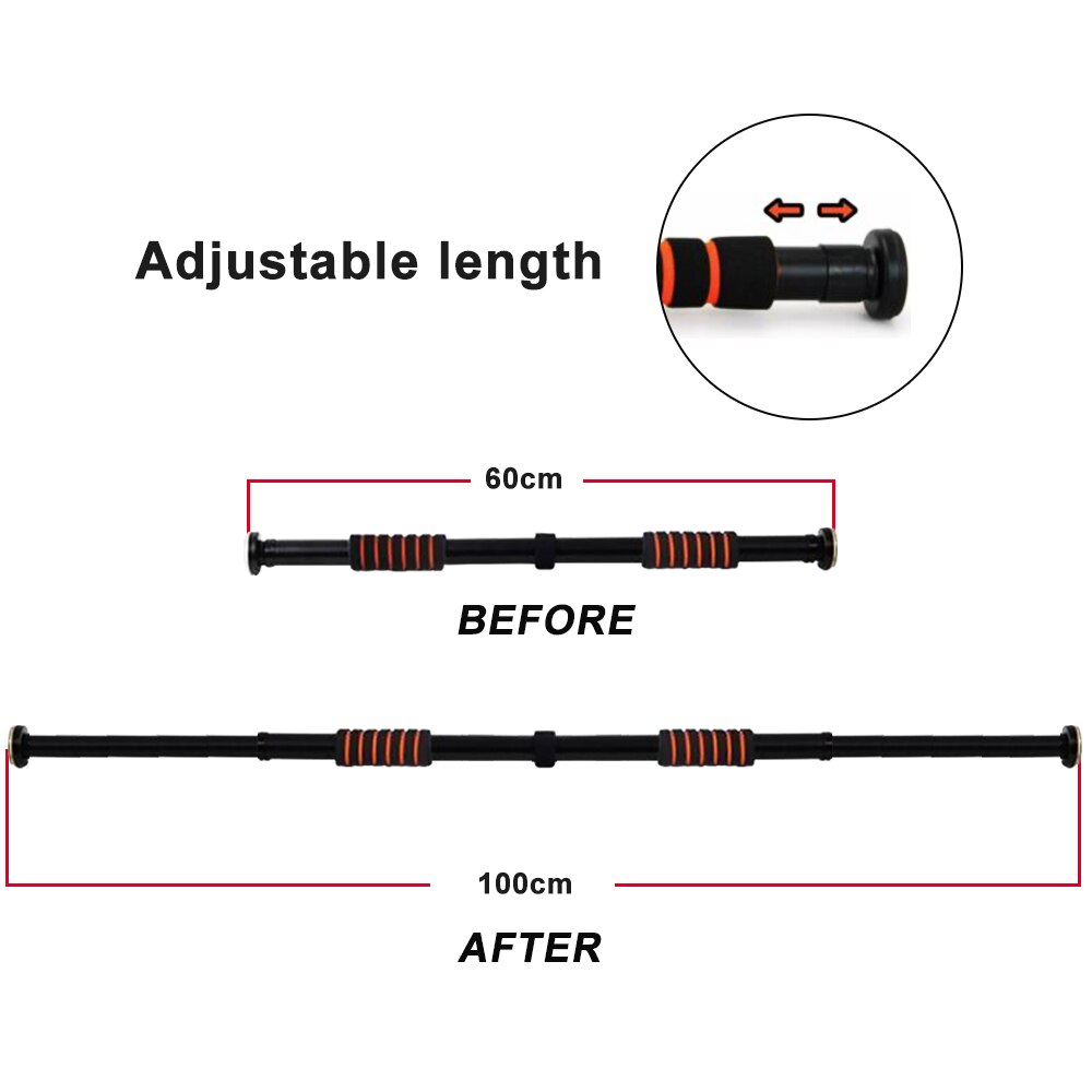 Fitness Adjustable Door Gym Bar Home Training Chin Pull Up Exercise Home Pull-ups Adjustable Pull-ups 2