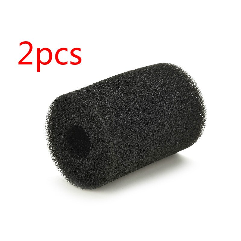 1/2/6 PCS Zwart Aquarium Black Filter Biochemische Katoen Foam Pads Bio-Spons Herbruikbare Aquarium filter Spons: 2pcs