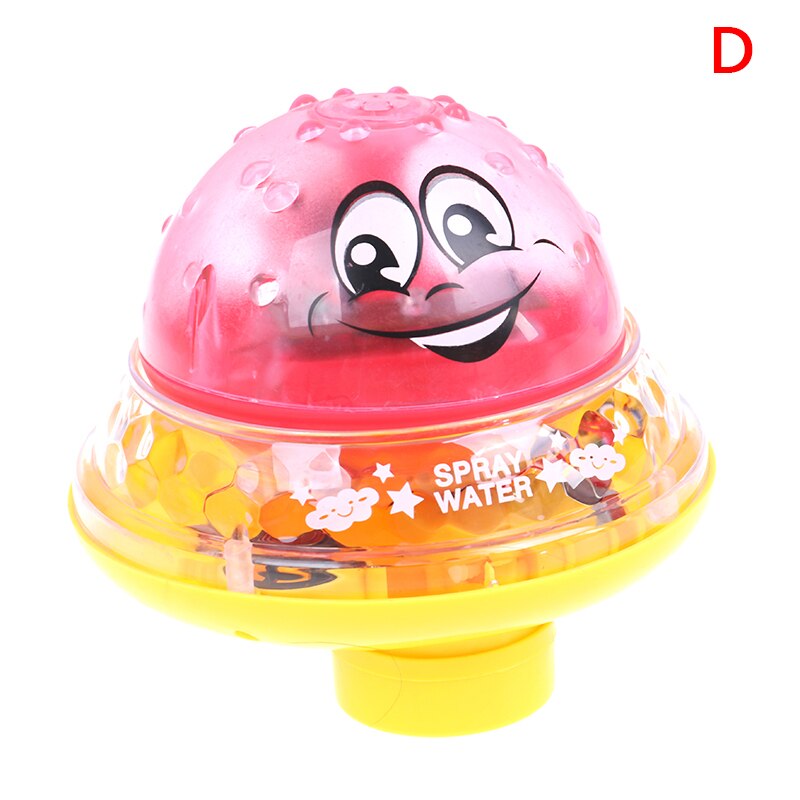 Morsomme spædbørn legetøj baby elektrisk induktion sprinklerbold med lys musik: D