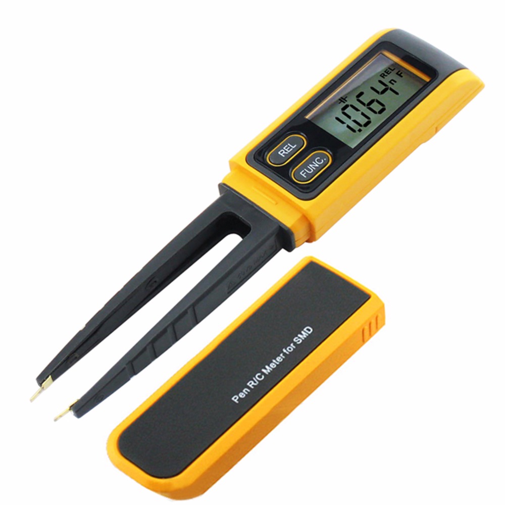 Multimeter Widerstand Kapazität Diode Prüfung auf Oberfläche Montiert Gerät SMD Pinzette Digital Widerstand Tester Stift