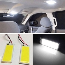 Auto styling 1 pcs led Verlichting Xenon HID Wit 36 COB LED Dome Kaart Gloeilamp Auto-interieur Panel Lamp 12 V @ 11111